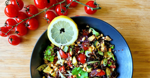 Quinoa salad with roasted vegetables (3rd)